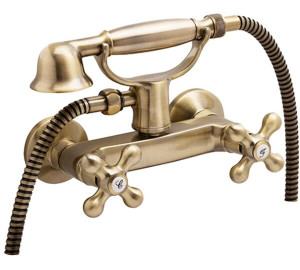 Mezclador de ducha con kit Bronce New Regent Classic